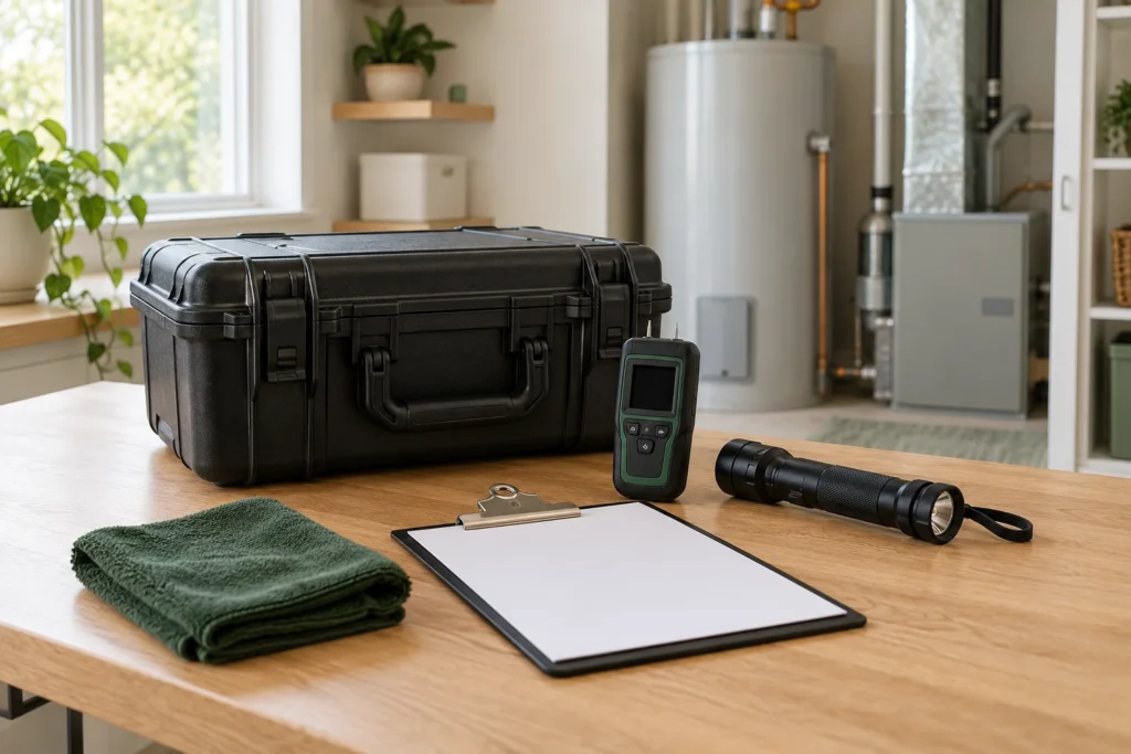 Illustrative home inspection equipment
